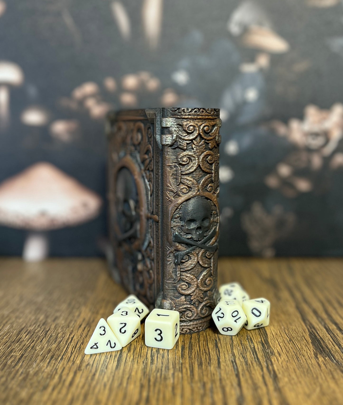 Pirate Dice Tome, Dice Tray, Miniature Storage, Roleplaying Games, DnD, Keepsake Storage Box, Jewellery Box, Custom Gift