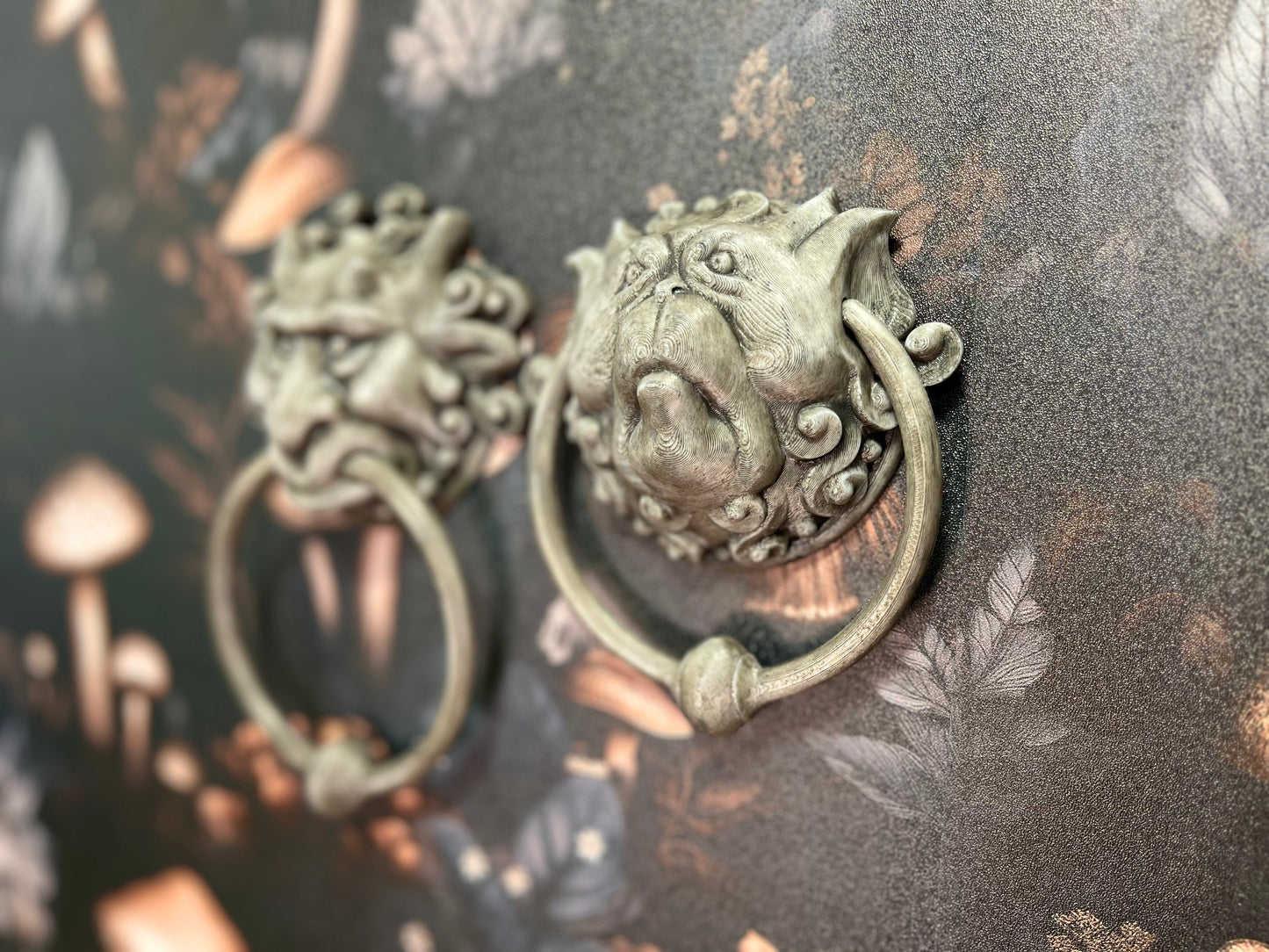 Hand Painted Labyrinth Door Knockers, Labyrinth gift, Labyrinth movie, Door Knockers