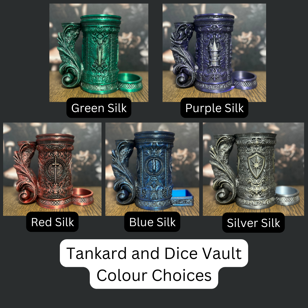 Barbarian Tankard & Dice Tower, Can Holder, Dice Storage, Dice Vault