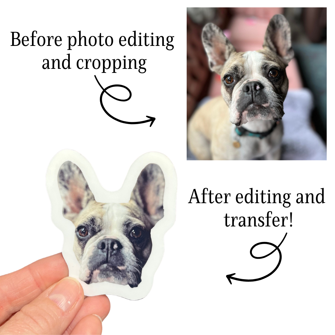 Die-Cut Custom Pet Photo Stickers & Magnets, Sticker Bundle, e-reader Kindle Sticker, Water Bottle Sticker, Laptop Sticker