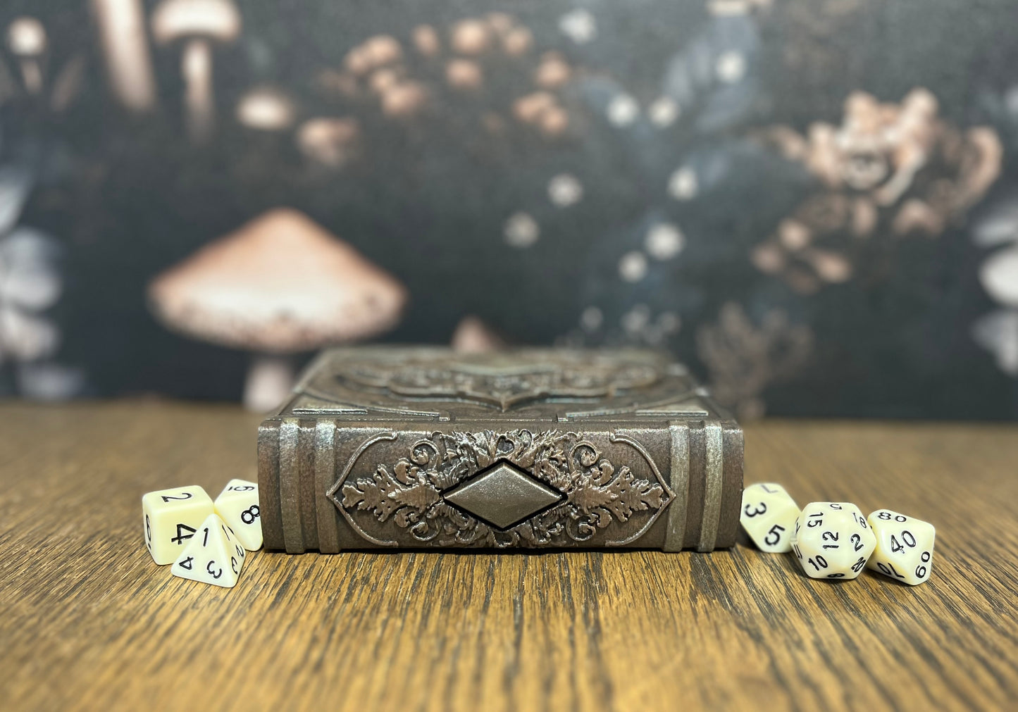 Basic Spellbook Dice Tome, Dice Tray, Miniature Storage, Roleplaying Games, DnD, Keepsake Storage Box, Jewellery Box, Custom Gift (Copy) (Copy) (Copy)