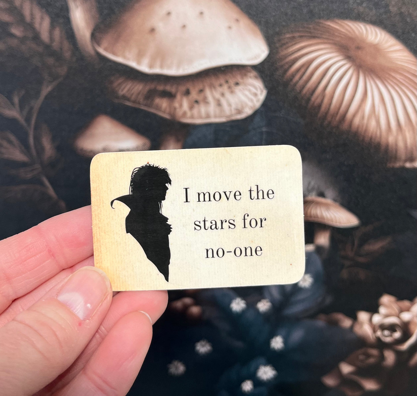Labyrinth Stickers, Labyrinth magnet, 80's Movies, Labyrinth movie gift, e-reader Kindle Sticker, Water Bottle Sticker, Laptop Sticker