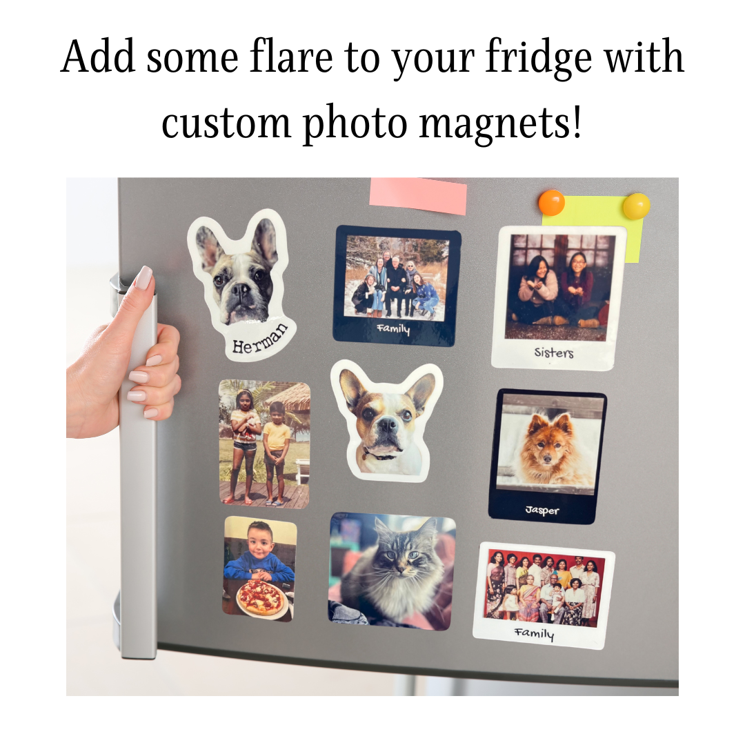 Standard Shape Custom Photo Stickers & Magnets, Sticker Bundle, e-reader Kindle Sticker, Water Bottle Sticker, Laptop Sticker