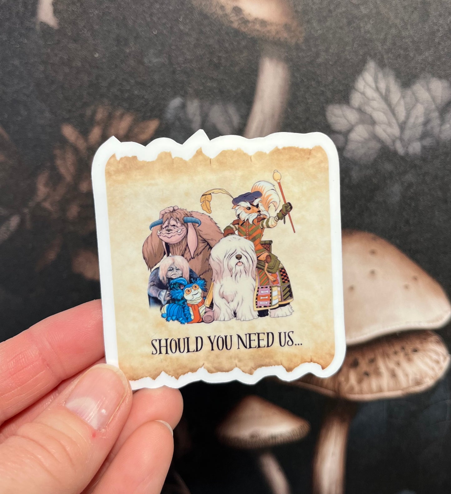 Labyrinth Stickers, Labyrinth magnet, 80's Movies, Labyrinth movie gift, e-reader Kindle Sticker, Water Bottle Sticker, Laptop Sticker