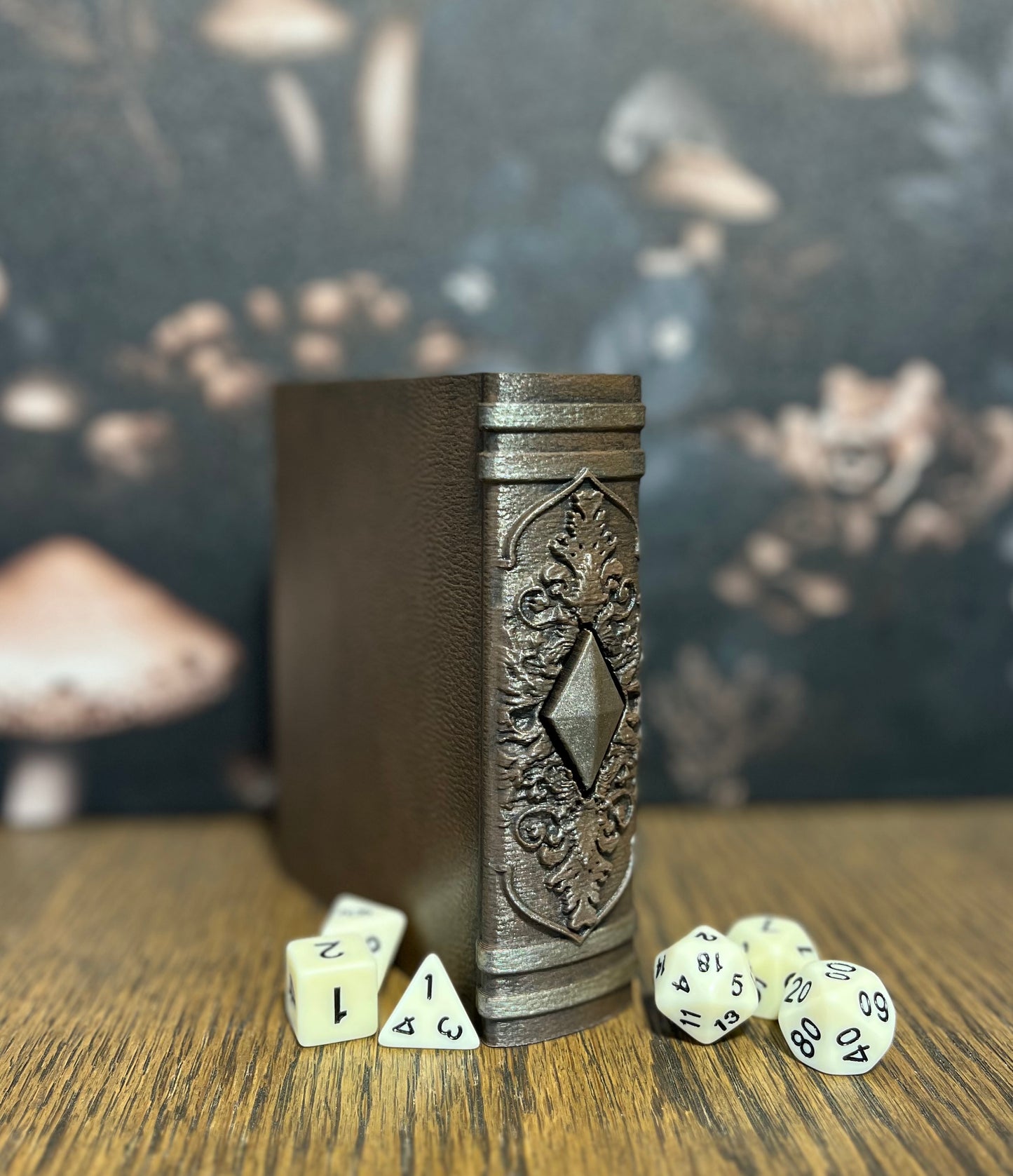 Basic Spellbook Dice Tome, Dice Tray, Miniature Storage, Roleplaying Games, DnD, Keepsake Storage Box, Jewellery Box, Custom Gift (Copy) (Copy) (Copy)