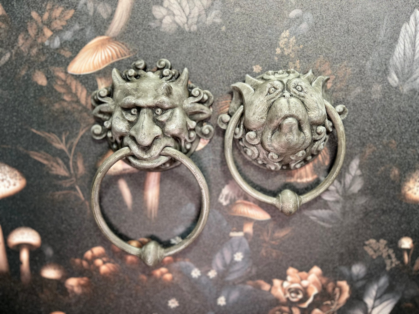 Hand Painted Labyrinth Door Knockers, Labyrinth gift, Labyrinth movie, Door Knockers