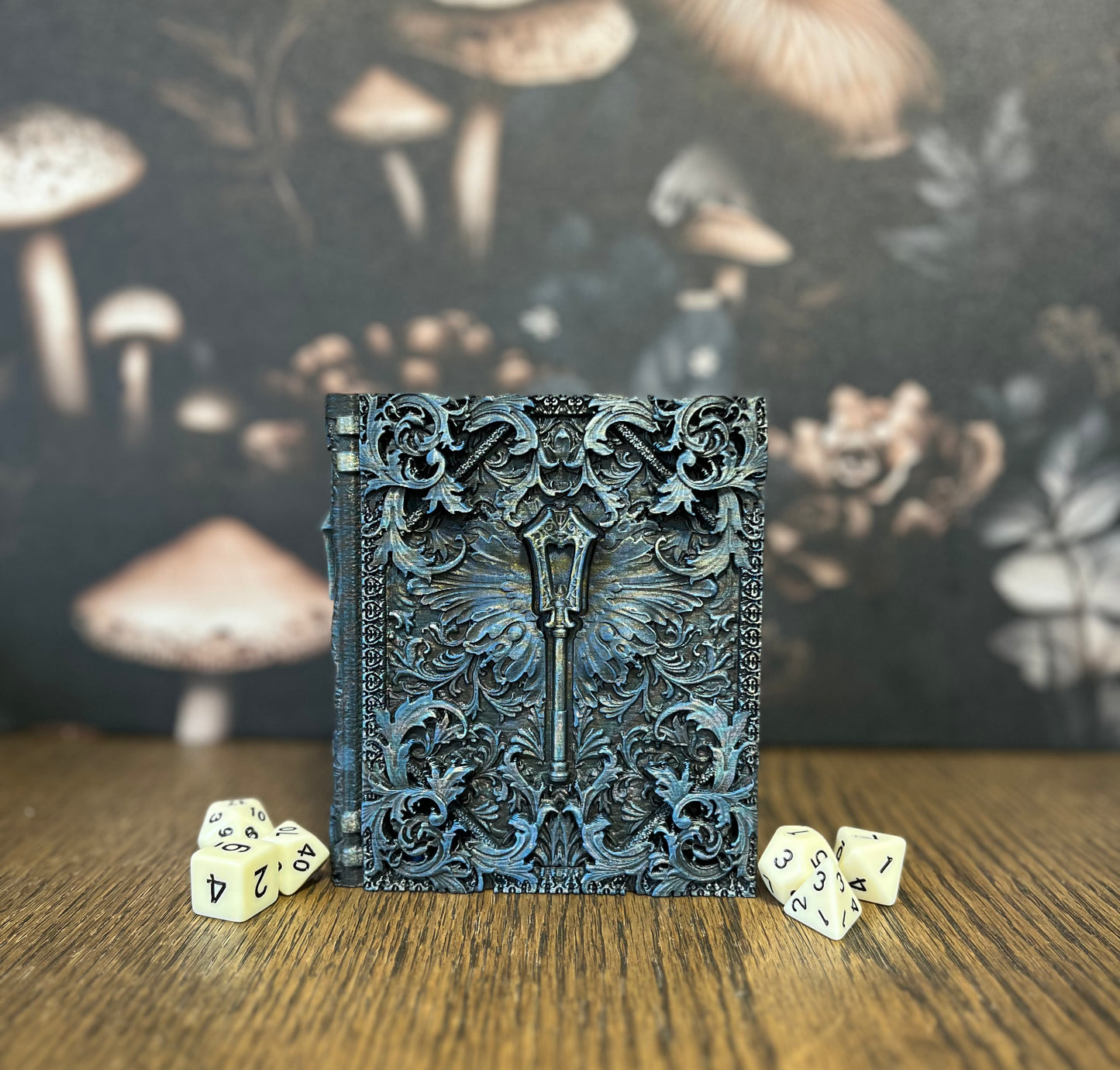 Cleric Dice Tome, Dice Tray, Miniature Storage, Roleplaying Games, DnD, Keepsake Storage Box, Jewellery Box, Custom Gift