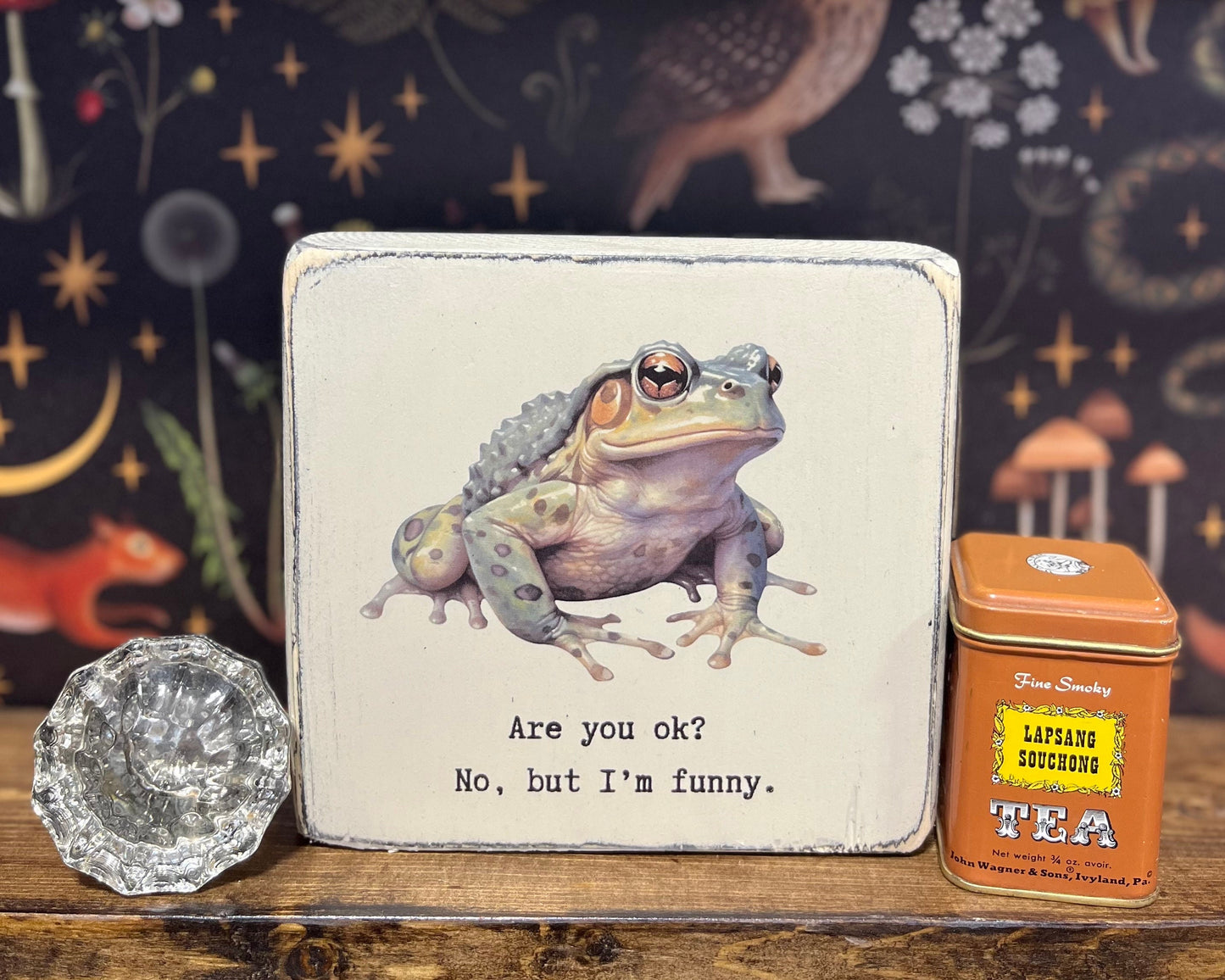 Are you ok? No, but I’m funny Decorative Block, Funny Signs, Funny Gifts