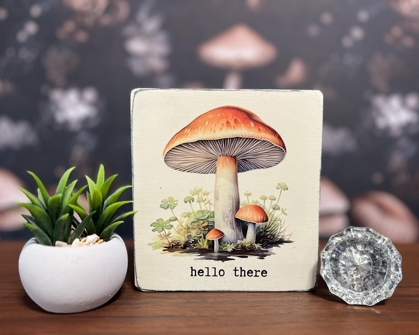 hello there, Wooden Sign, Funny Sign, Welcome sign