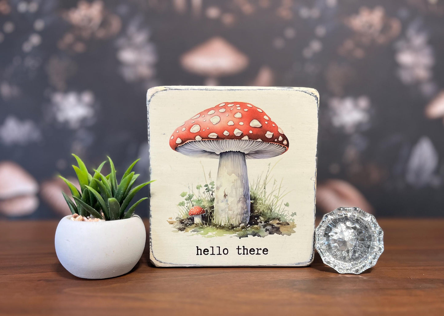 hello there, Wooden Sign, Funny Sign, Welcome sign