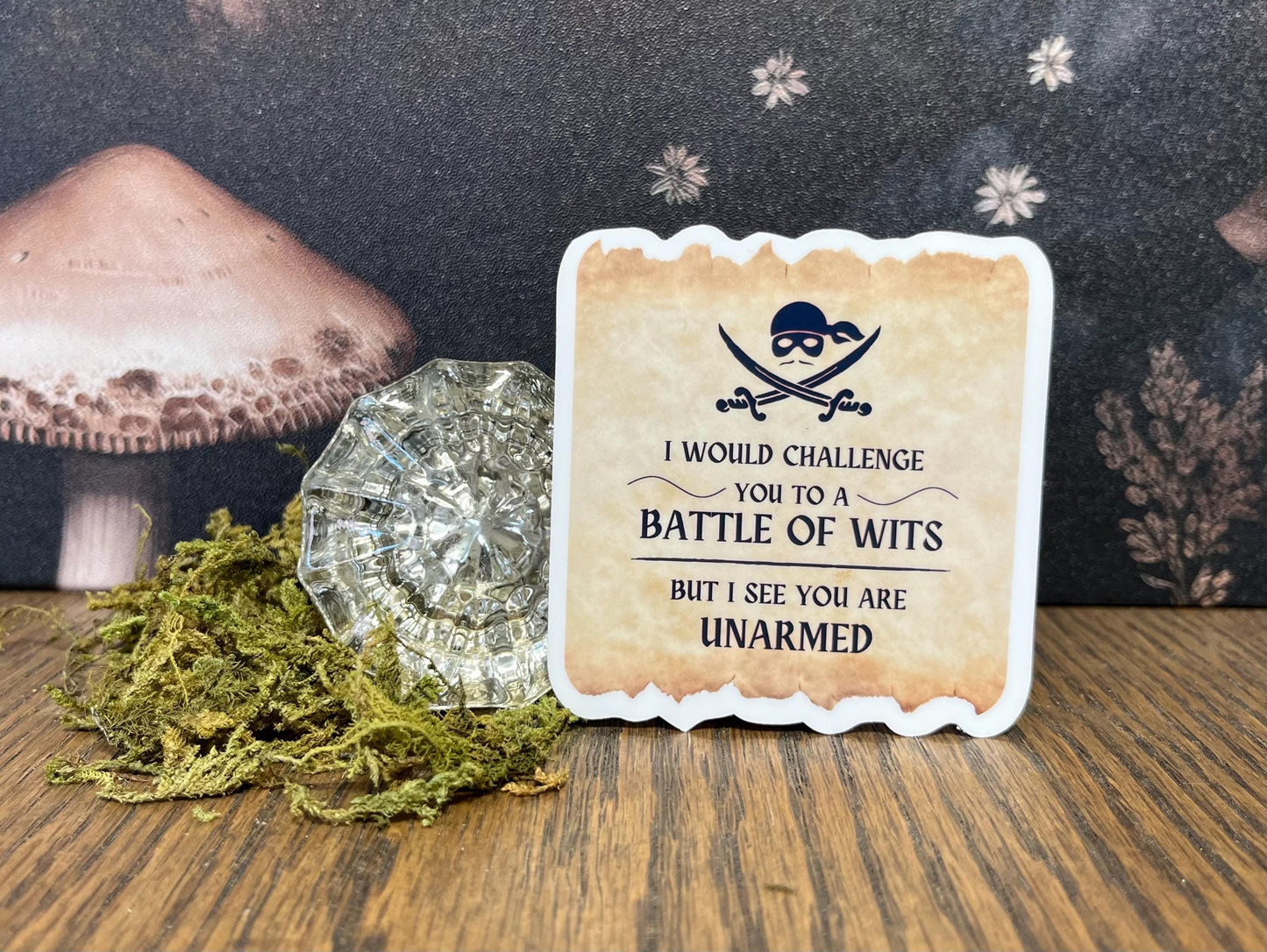 I would challenge you to a battle of wits, Princess Bride Stickers, Magnets, Princess Bride movie gift, Kindle Sticker, Water Bottle Sticker