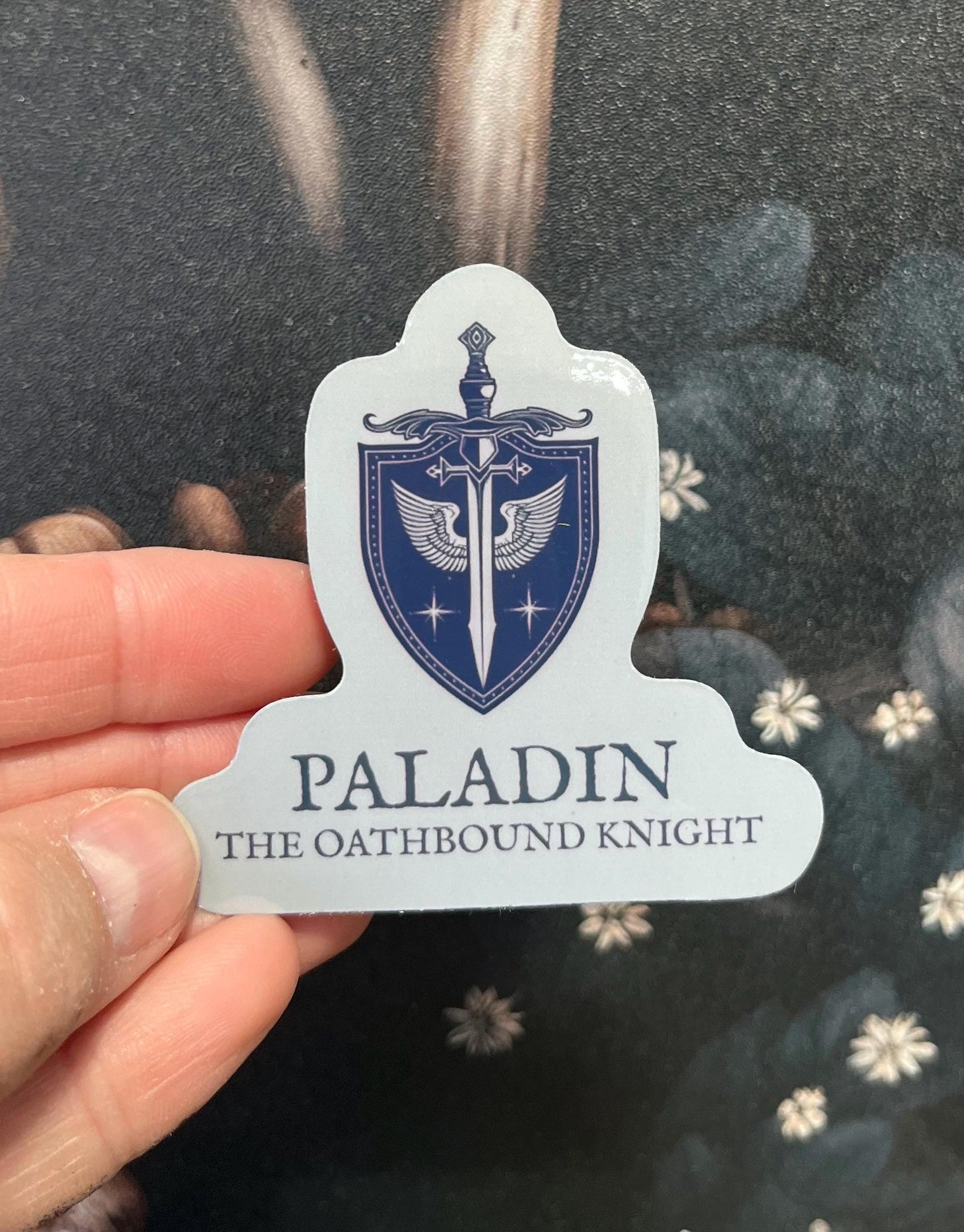 Paladin Class Sticker, Magnet, e-reader Kindle Sticker, Water Bottle Sticker, Dungeons & Dragons, DnD gift, Dnd classes
