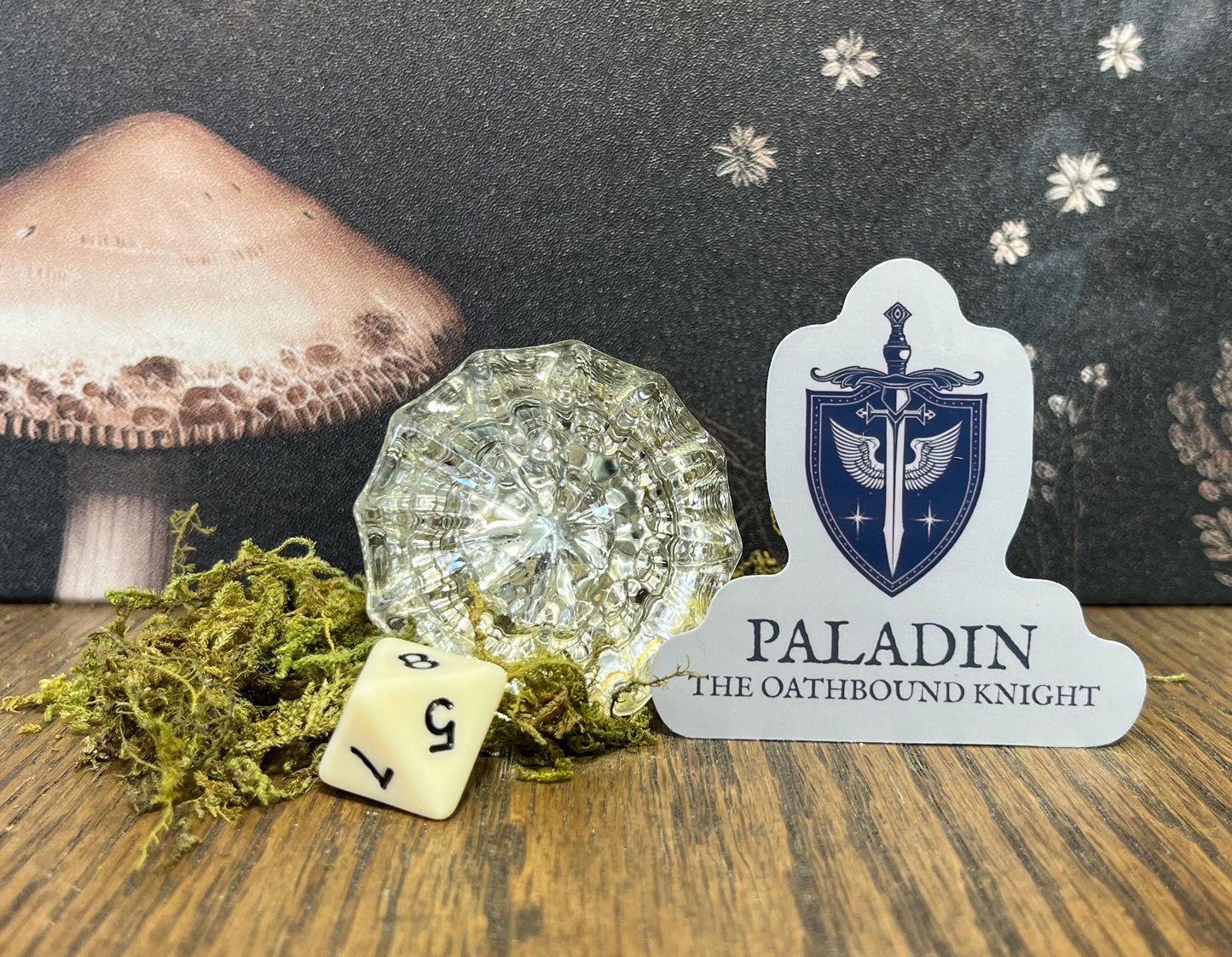 Paladin Class Sticker, Magnet, e-reader Kindle Sticker, Water Bottle Sticker, Dungeons & Dragons, DnD gift, Dnd classes