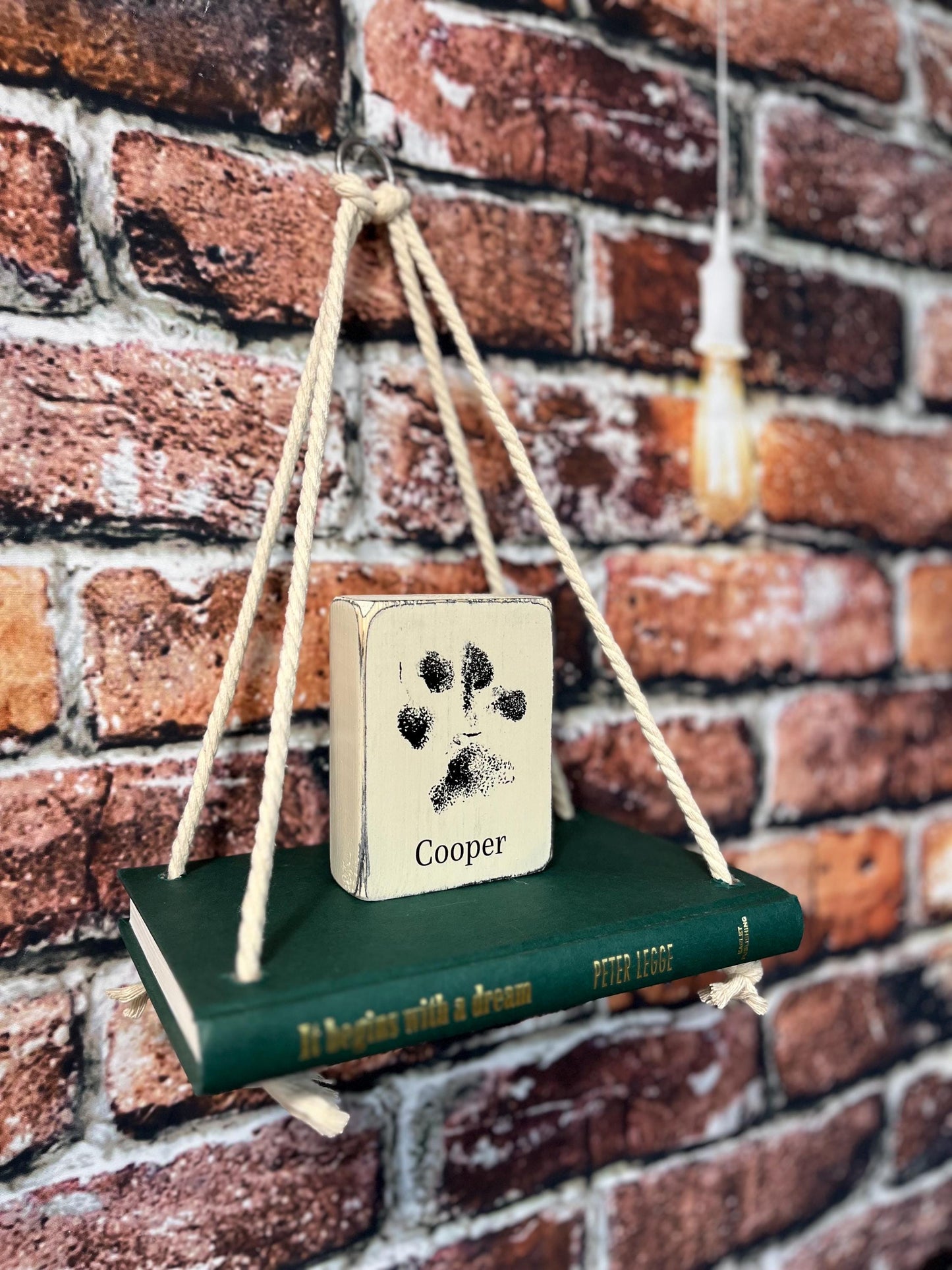 Custom Paw Print Block