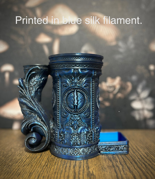 Rogue Tankard & Dice Tower, Can Holder, Dice Storage, Dice Vault