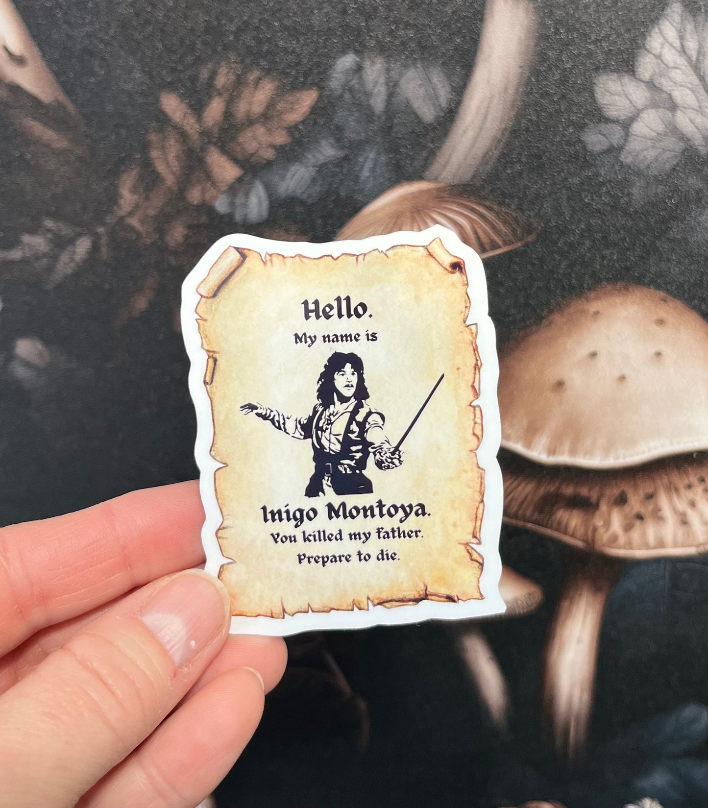 Princess Bride Stickers & Magnet, 80's Movies, Princess Bride movie gift, e-reader Kindle Sticker, Water Bottle Sticker, Laptop Sticker