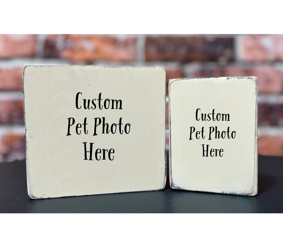 Custom Pet Photo Block,