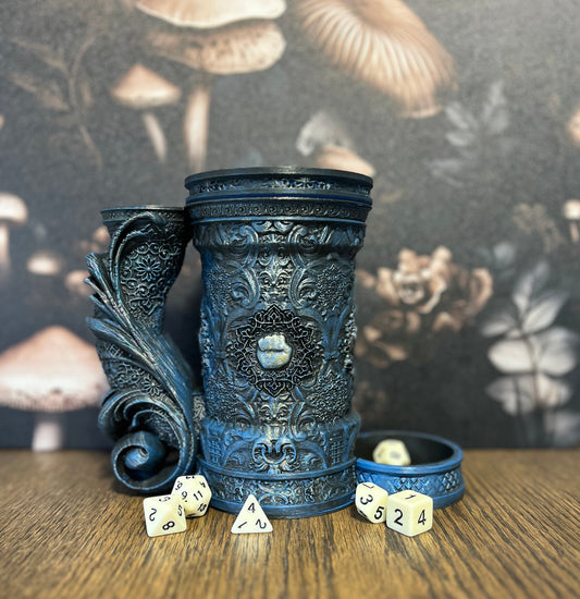 Monk Tankard & Dice Tower, Can Holder, Dice Storage, Dice Vault