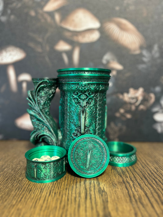 Barbarian Tankard & Dice Tower, Can Holder, Dice Storage, Dice Vault