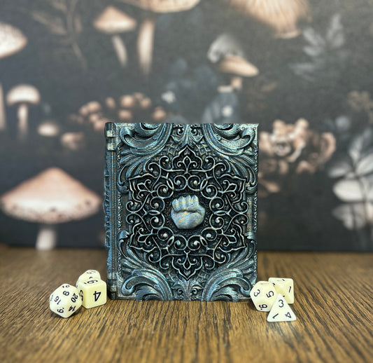 Monk Dice Tome, Dice Tray, Miniature Storage, Roleplaying Games, DnD, Keepsake Storage Box, Jewellery Box, Custom Gift