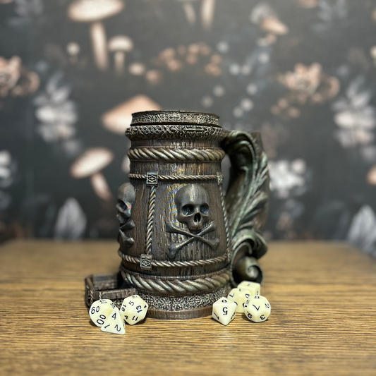 Pirate Mug & Dice Tower