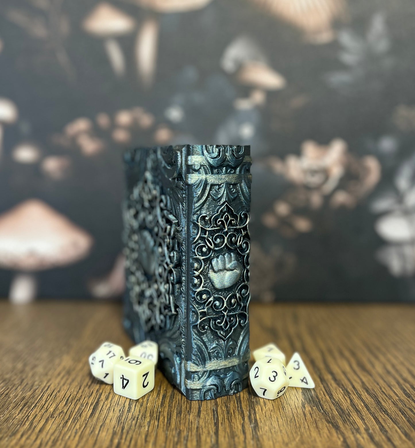 Monk Dice Tome, Dice Tray, Miniature Storage, Roleplaying Games, DnD, Keepsake Storage Box, Jewellery Box, Custom Gift