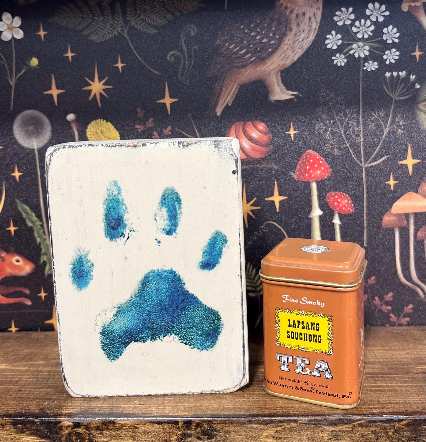 Custom Paw Print Block