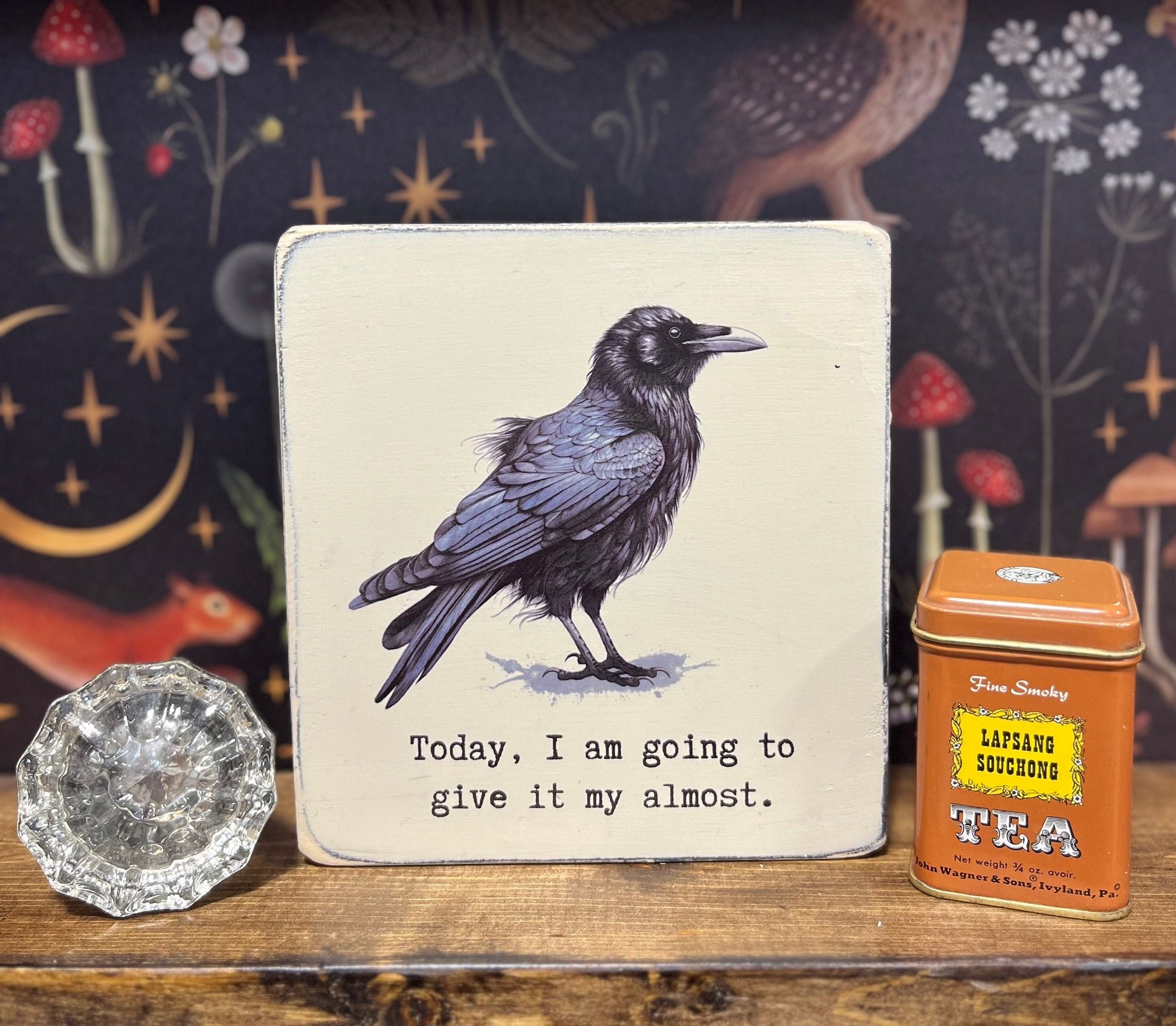 Today I am going to give it my almost Decorative Block, Funny Signs, Funny Gifts