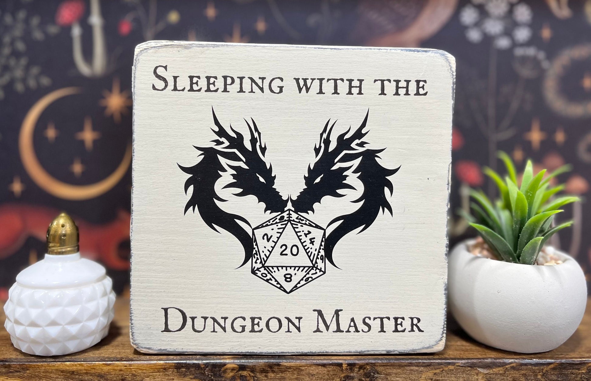 Sleeping with the Dungeon Master, Decorative Block, D&D, Dungeons and Dragons